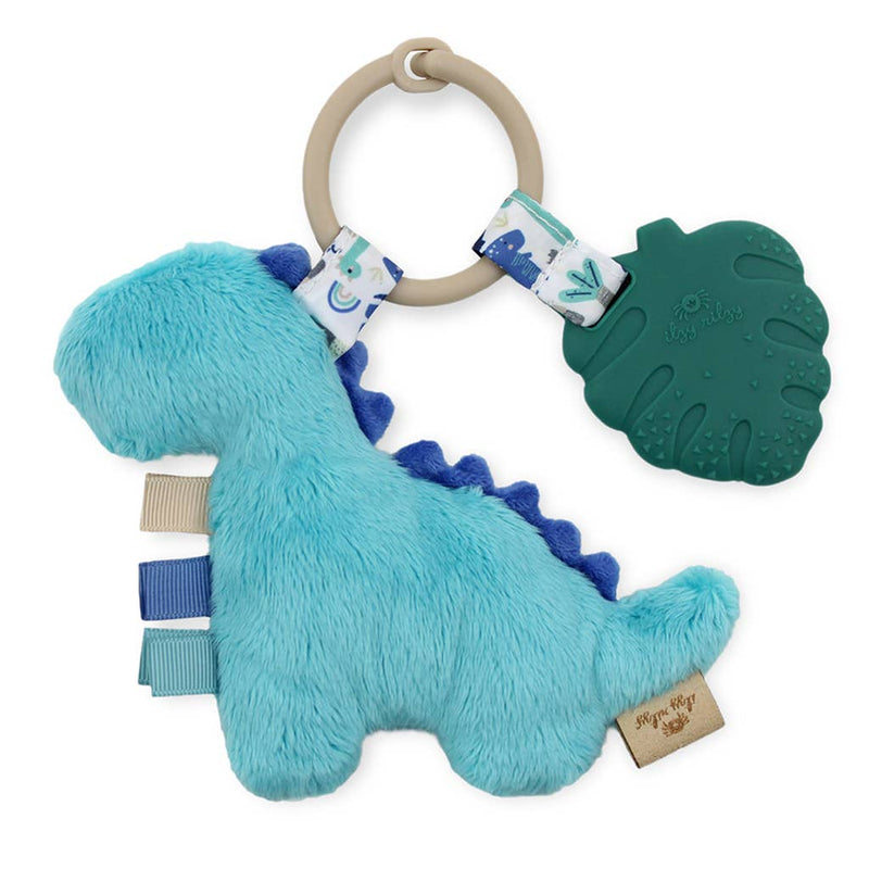 Itzy Pal™ Plush + Teether: Rainbow