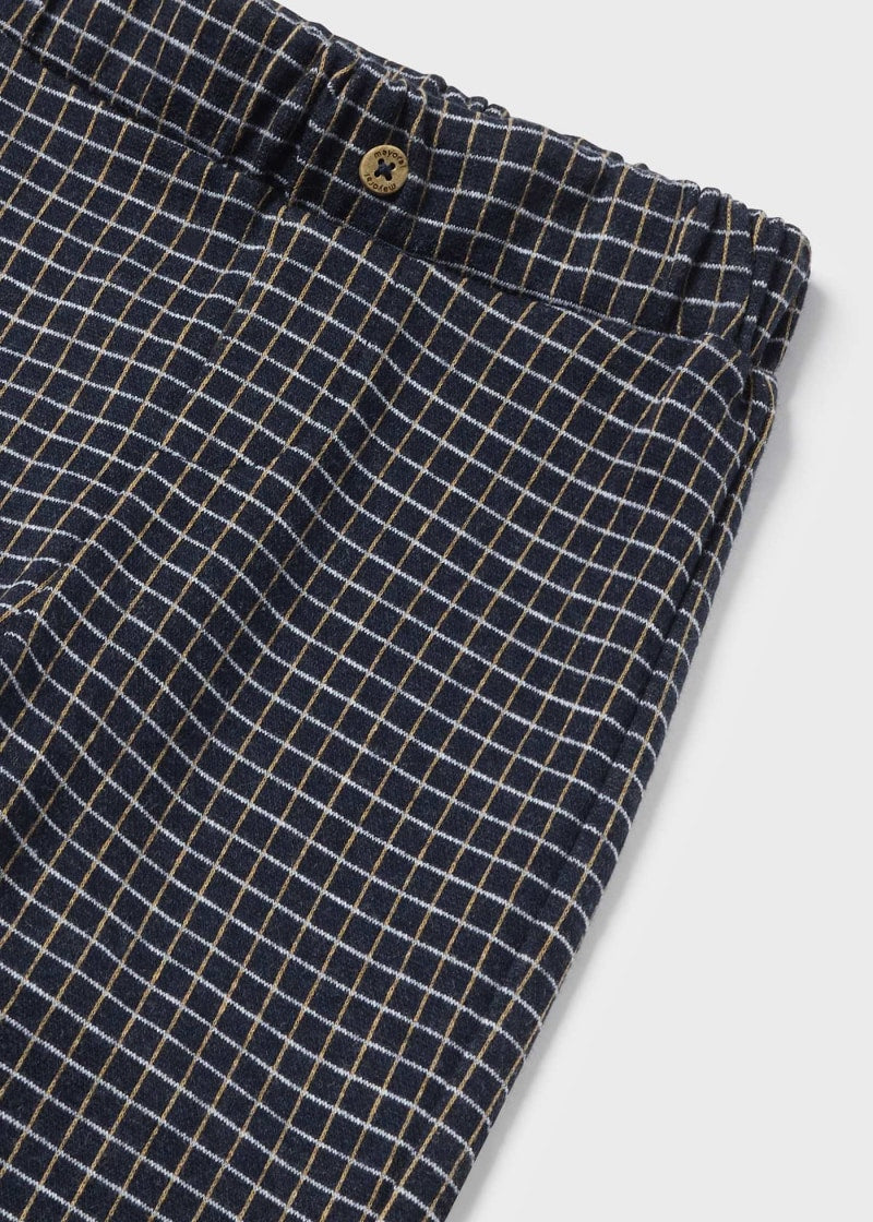 Jacquard Pants - Navy Blue (12Mo)