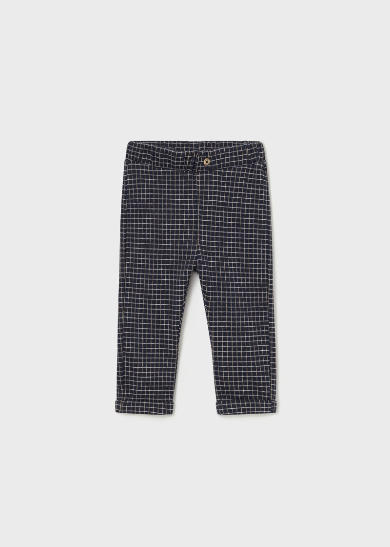 Jacquard Pants - Navy Blue (12Mo)