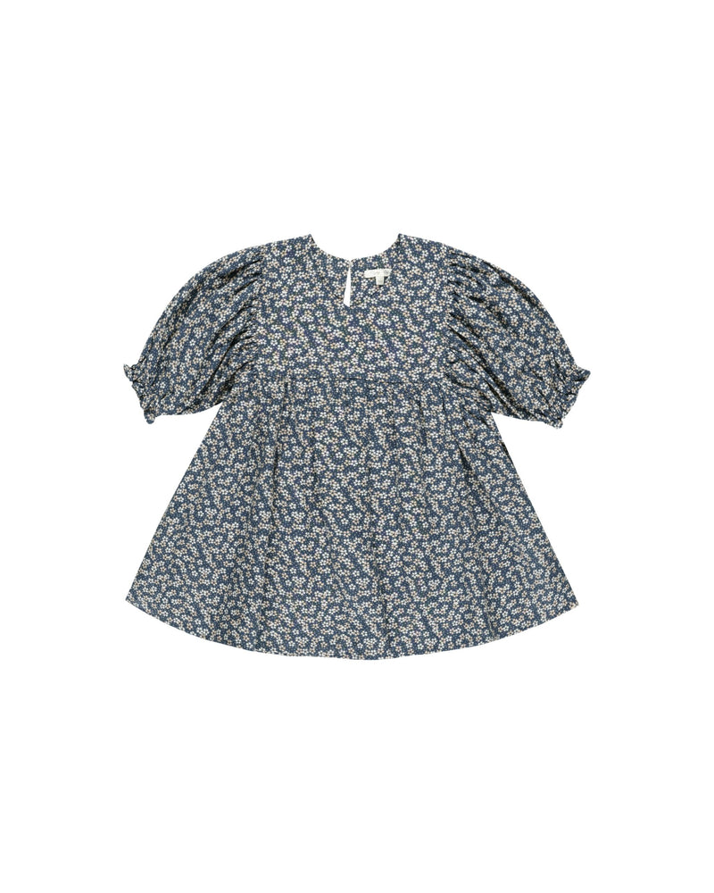 Jolene Dress || Blue Floral (12-18 Mo, 6-7 Yr)