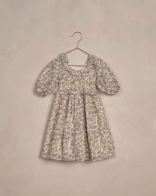 Junie Dress || Vintage Blue Floral (2Y)