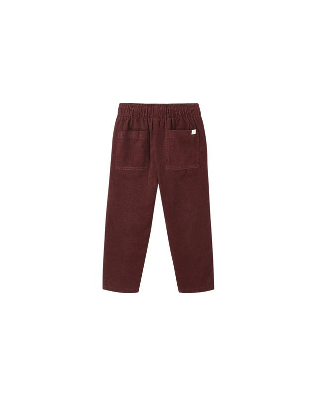 Kalen Pant || Burgundy (6-12Mo)