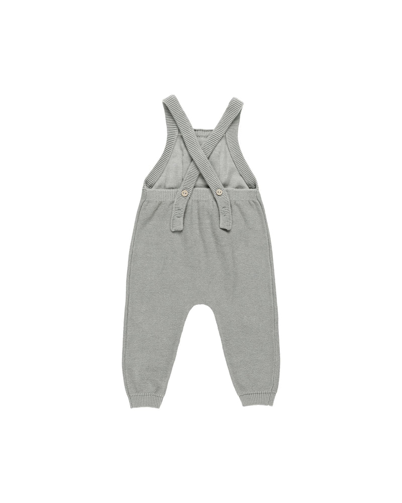 Knit Overall || Dusty Blue