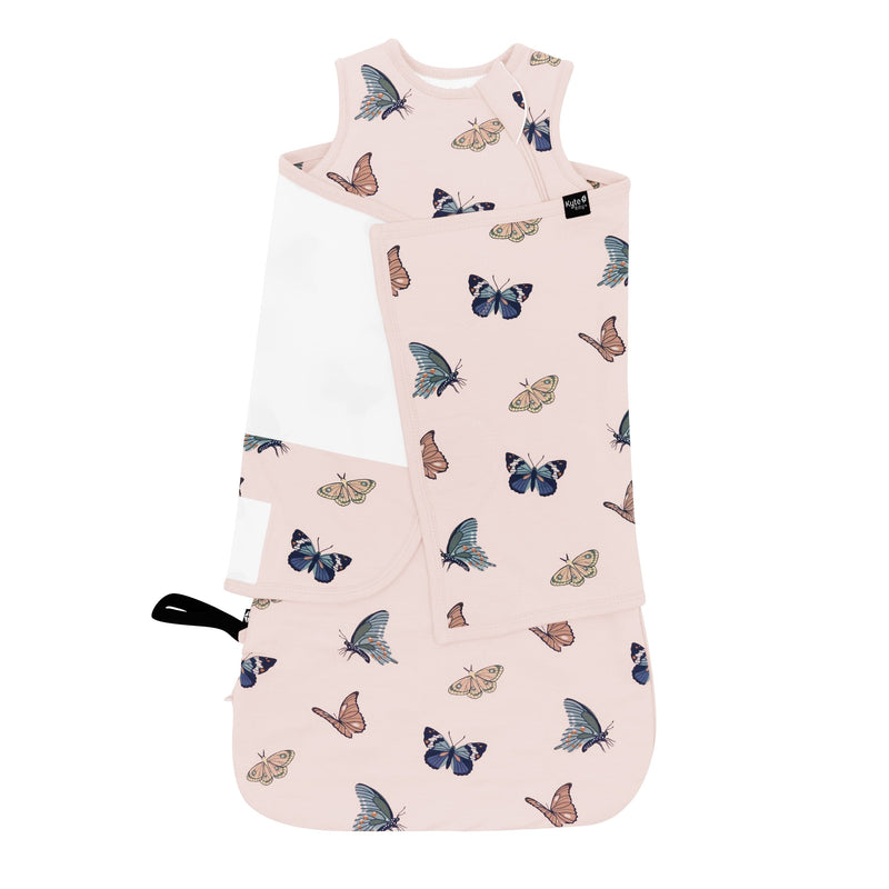 Kyte BABY Sleep Bag Swaddler in Blush Butterfly 1.0 TOG (XS)