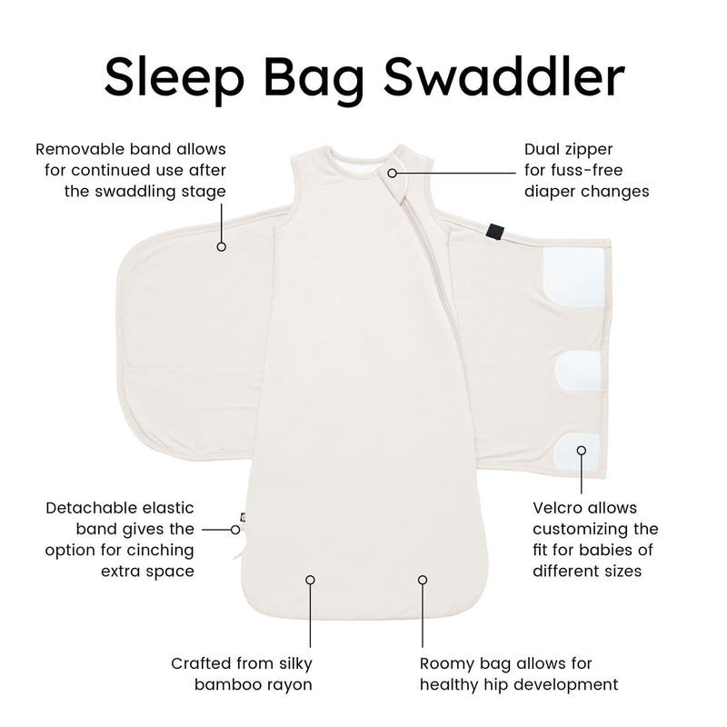 Kyte BABY Sleep Bag Swaddler in Oat 1.0 TOG (XS)