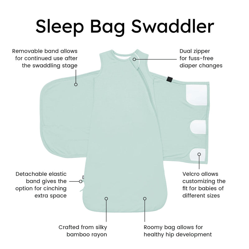 Kyte BABY Sleep Bag Swaddler in Sage 1.0 TOG (XS)