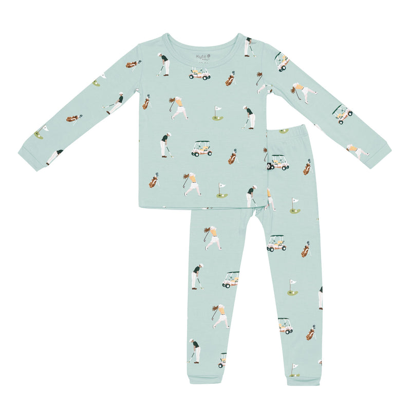 Kyte BABY Toddler Long Sleeve Pajamas in Golf