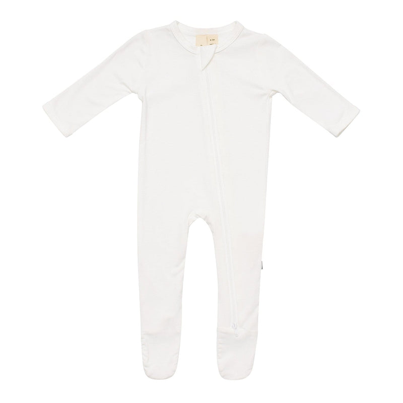 Kyte BABY Zippered Footie in Cloud (0-3 Mo, 6-12 Mo)
