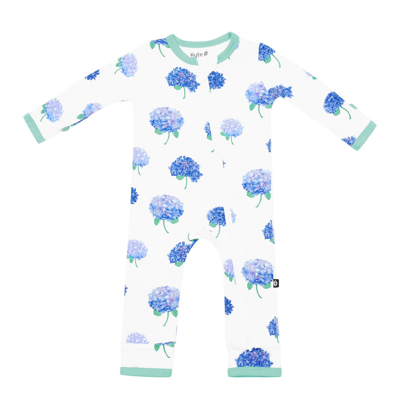 Kyte BABY Zippered Romper - Hydrangea