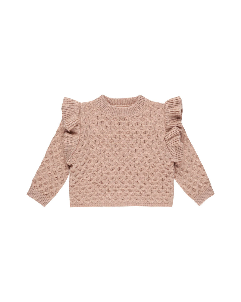 La Reina Sweater || Rose (6-7y)