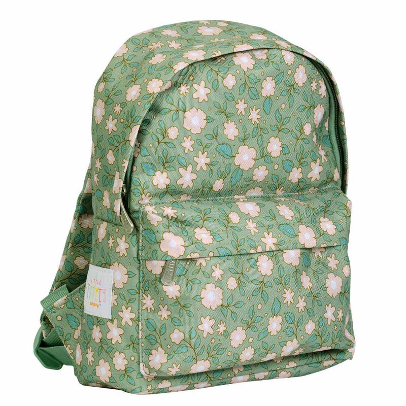 Little Kids Backpack - Sage Blossoms