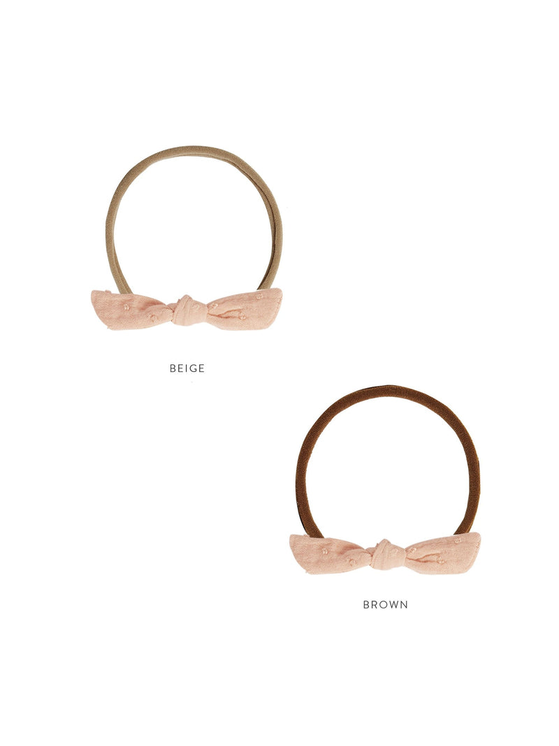 Little Knot Headband || Apricot - Beige