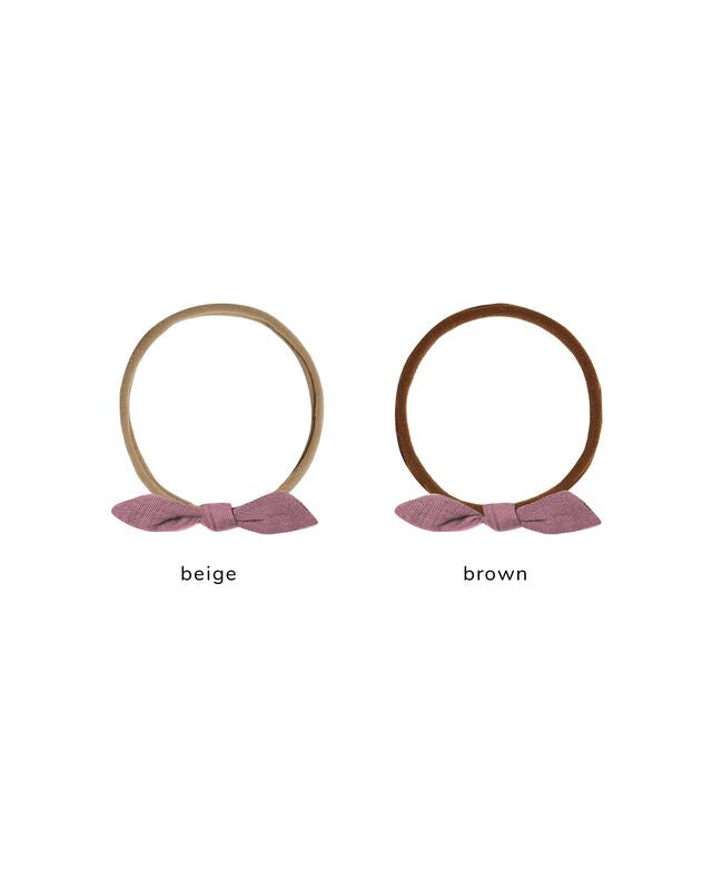 Little Knot Headband || Mulberry, Beige