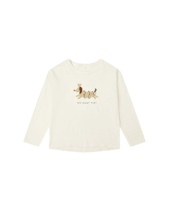 Long Sleeve Tee || Oh What Fun (3-6mo)