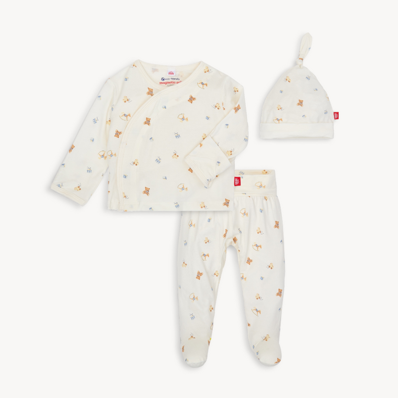Magnetic Me Lullaby Lane Take-Me-Home Kimono Set (Preemie)