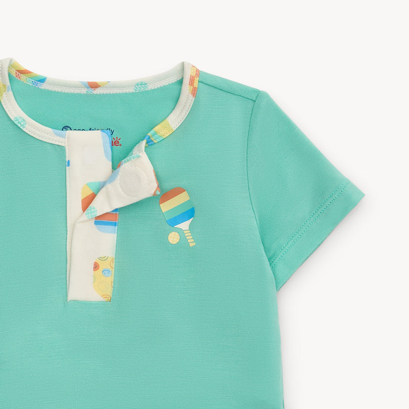 Magnetic Me Perfect Pickle Paddles Modal Short-Sleeve Top + Pant Set (18-24Mo)