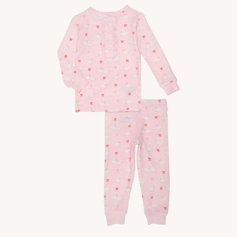 Magnetic Me Swan of a Kind Modal No Drama Pajama Toddler Long Sleeve Set (12-18mo, 18-24 mo)