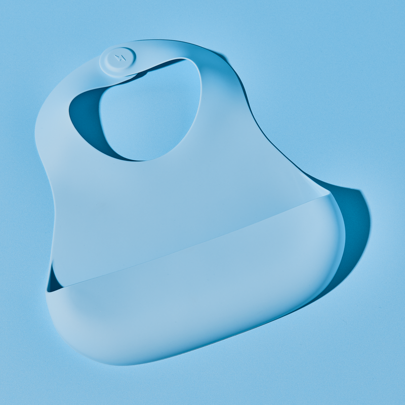 Magnetic Silicone Bib - Blueberry Burst