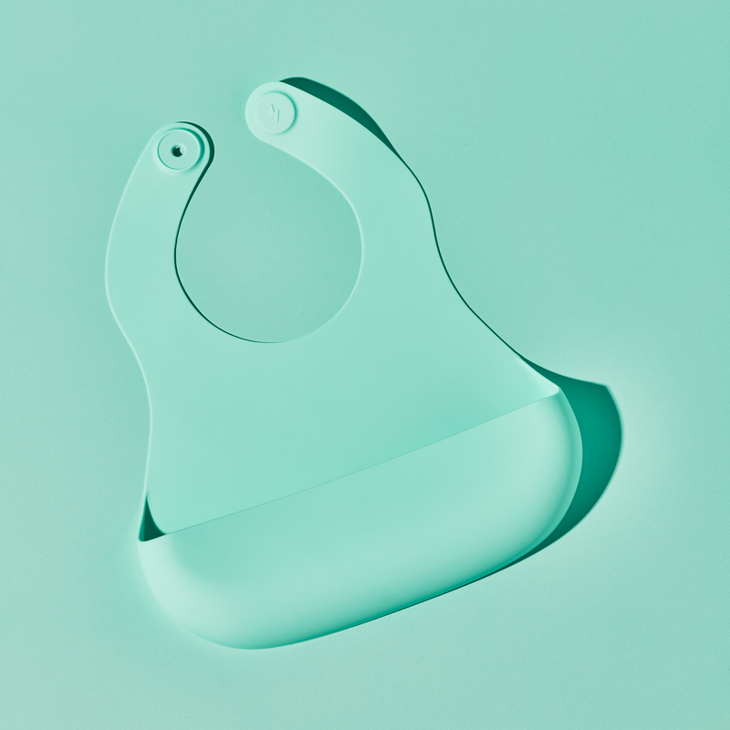 Magnetic Silicone Bib - Kiwi Bliss