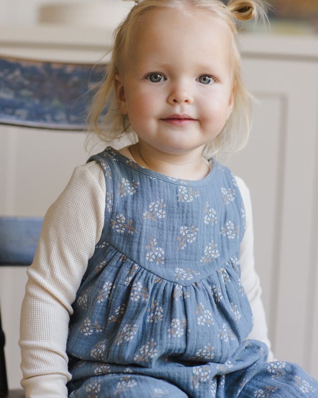 Maisie Overall || Blue Floral
