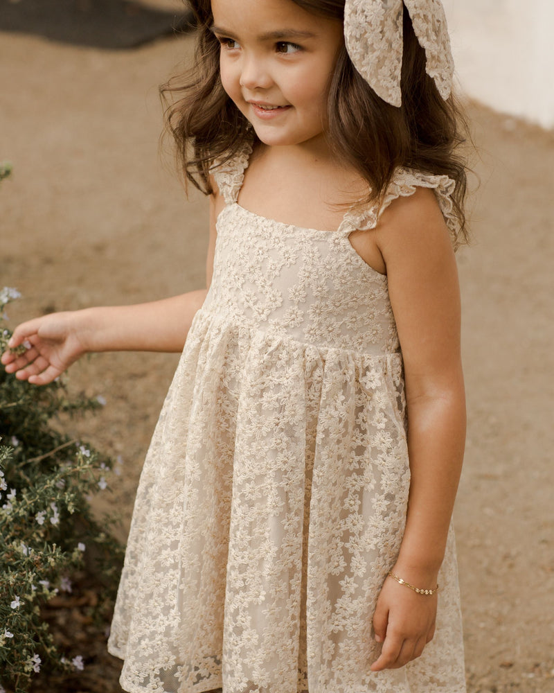 Mara Dress || Champagne Daisy (12M, 18M)