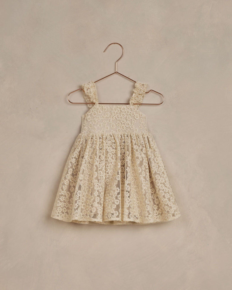 Mara Dress || Champagne Daisy (12M, 18M)