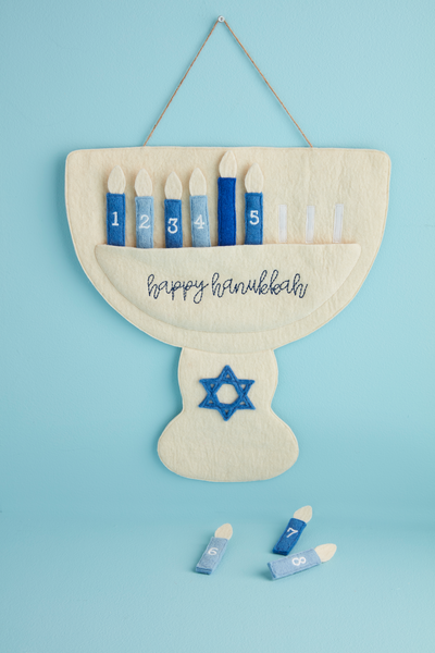 Menorah Hanukkah Countdown Calendar