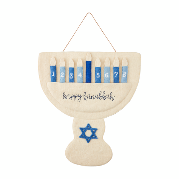 Menorah Hanukkah Countdown Calendar