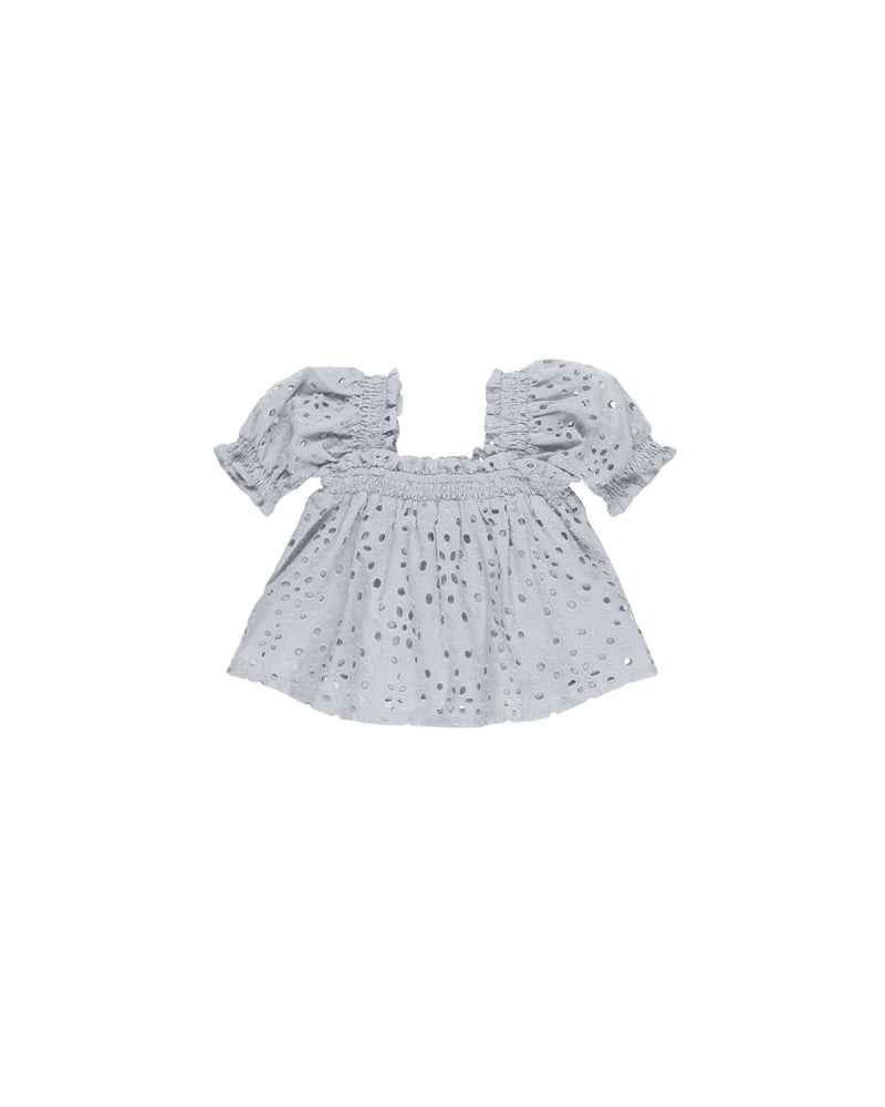 Milan Blouse || Light Blue (4-5Y)