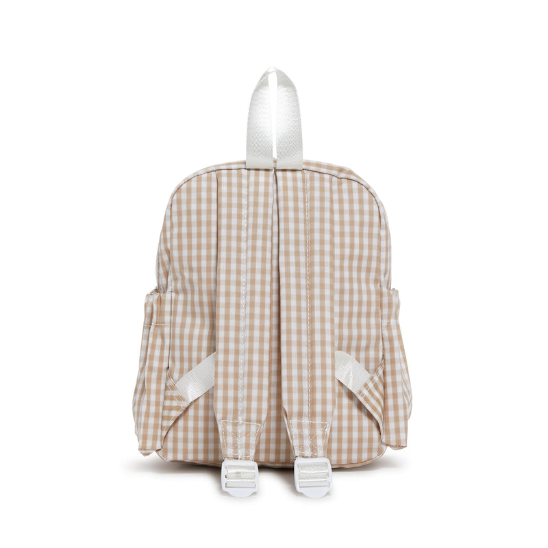 Mini Backer - Gingham Khaki