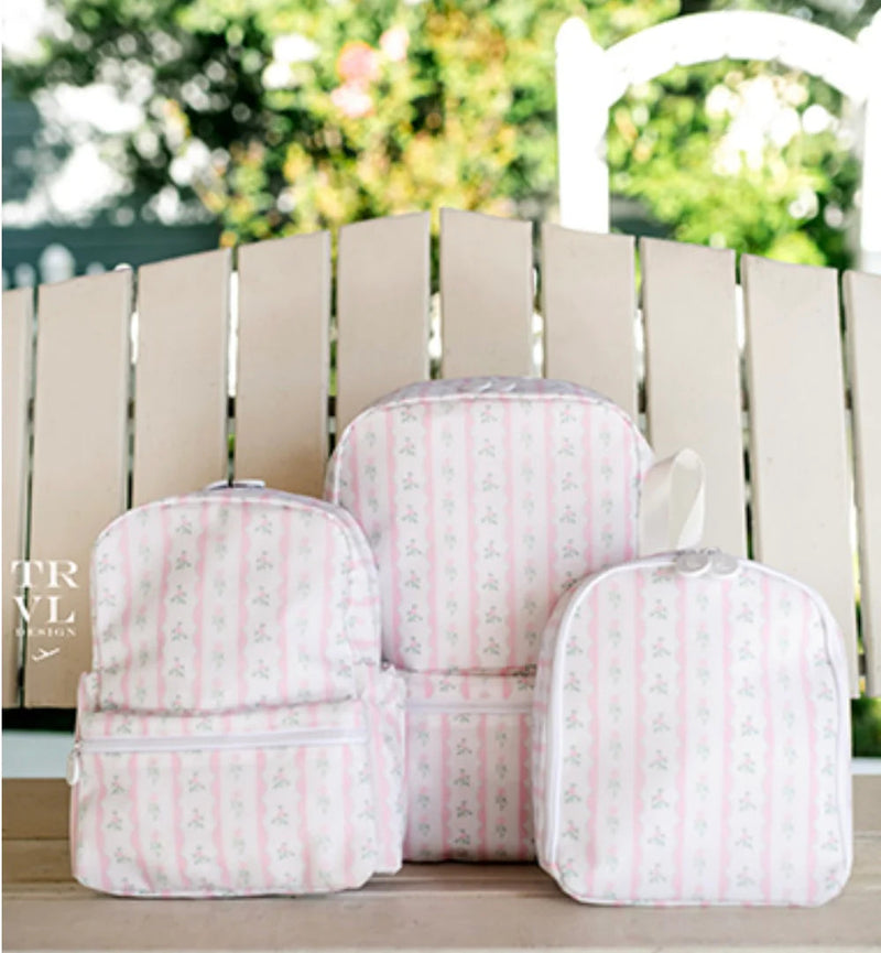 Mini Backer - Ribbon Floral Pink