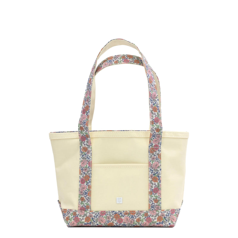 Mini Tote - Garden Floral trim