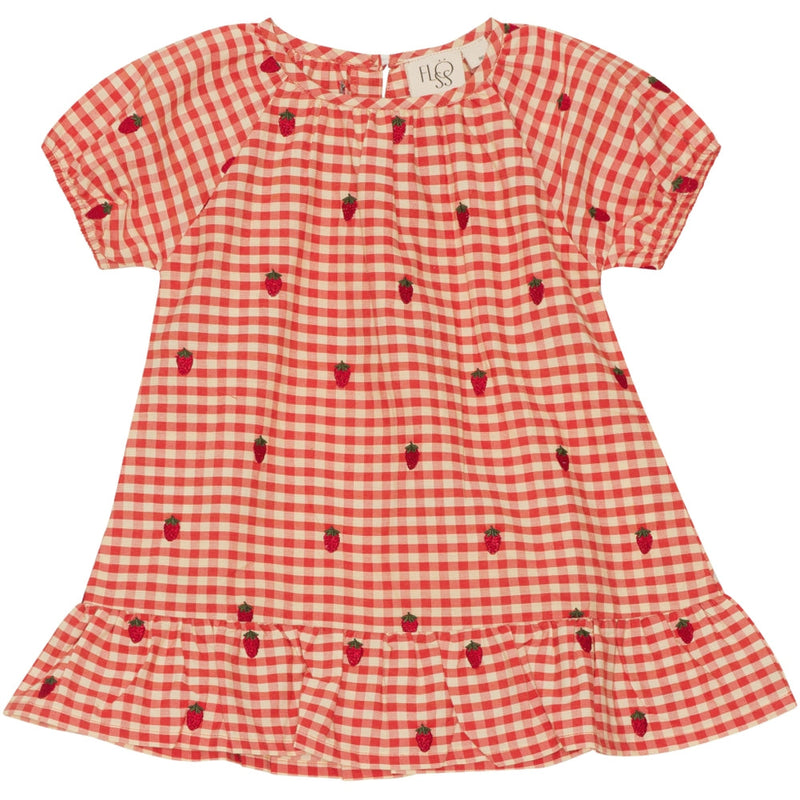 Molly Dress - Berry Gingham (6Y)