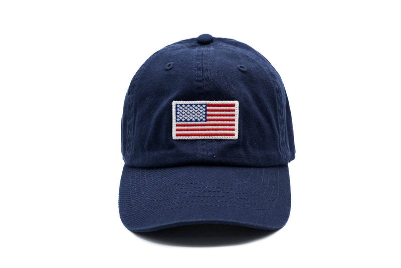 Navy Flag Baseball Hat: Baby (0-12M)