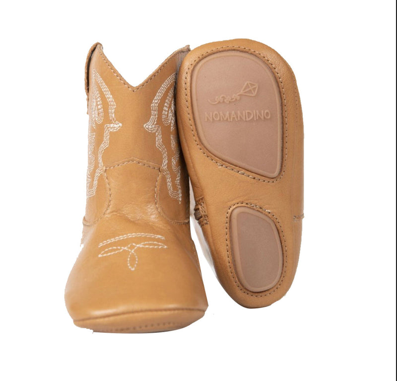 Nomandino Leather Boots - Plano Honey