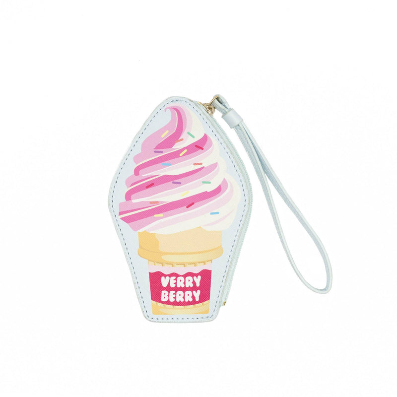 Novelty Wristlet - Strawberry Ice Cream