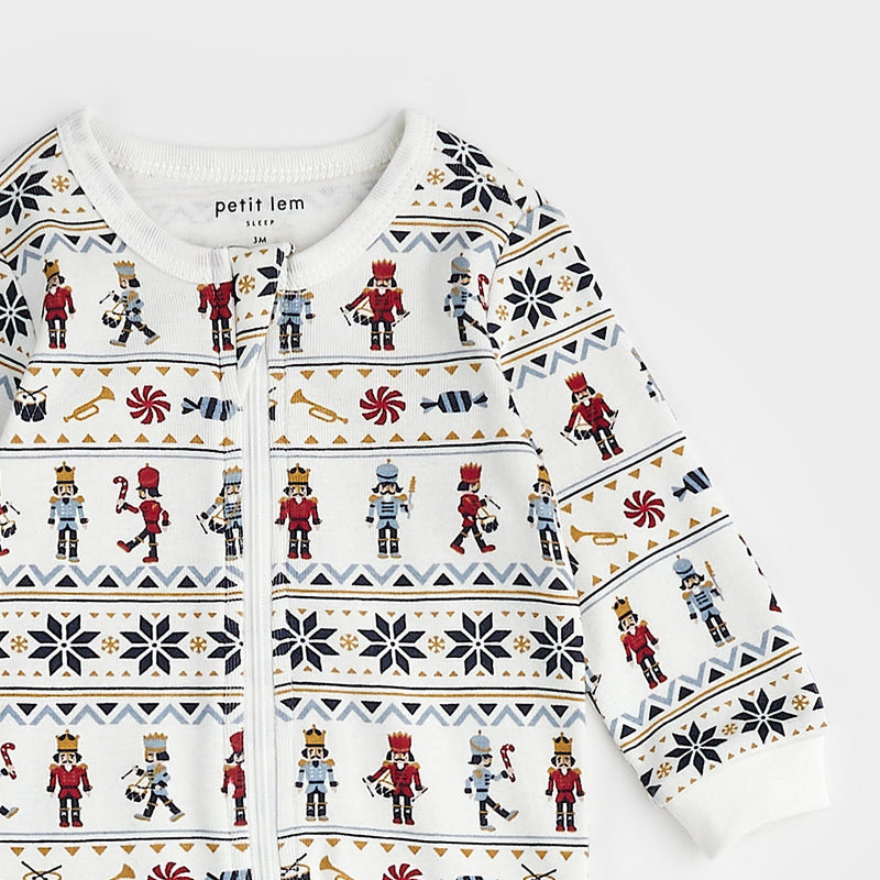 Nutcracker Fair Isle Print Sleeper (9 Mo)
