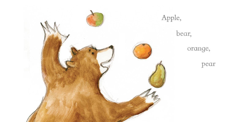 Orange Pear Apple Bear by Emily Gravett