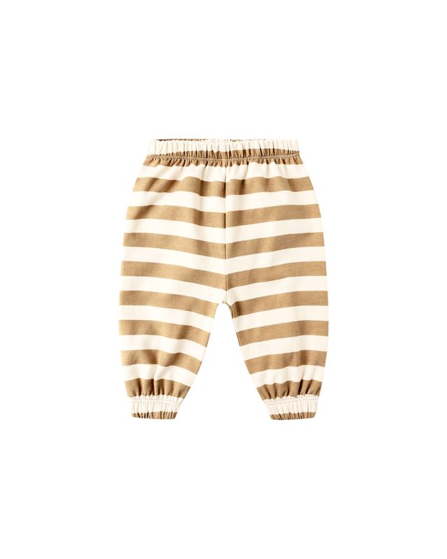 Oversized Sweatpants || Gold Stripe