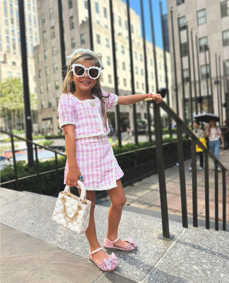 Pearl Quilted Jelly Purse - Wrapped in Bows