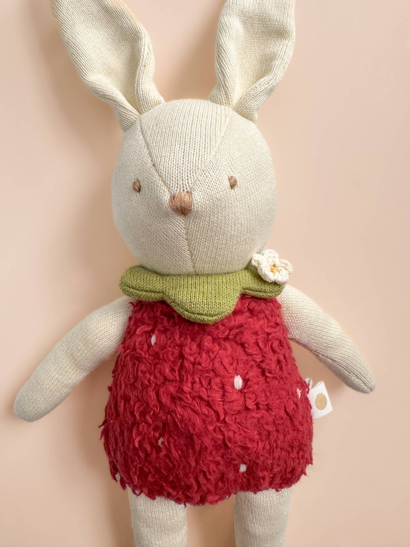 Plush Bunny Strawberry Baby Kids Toy Stuffed Animal Spring