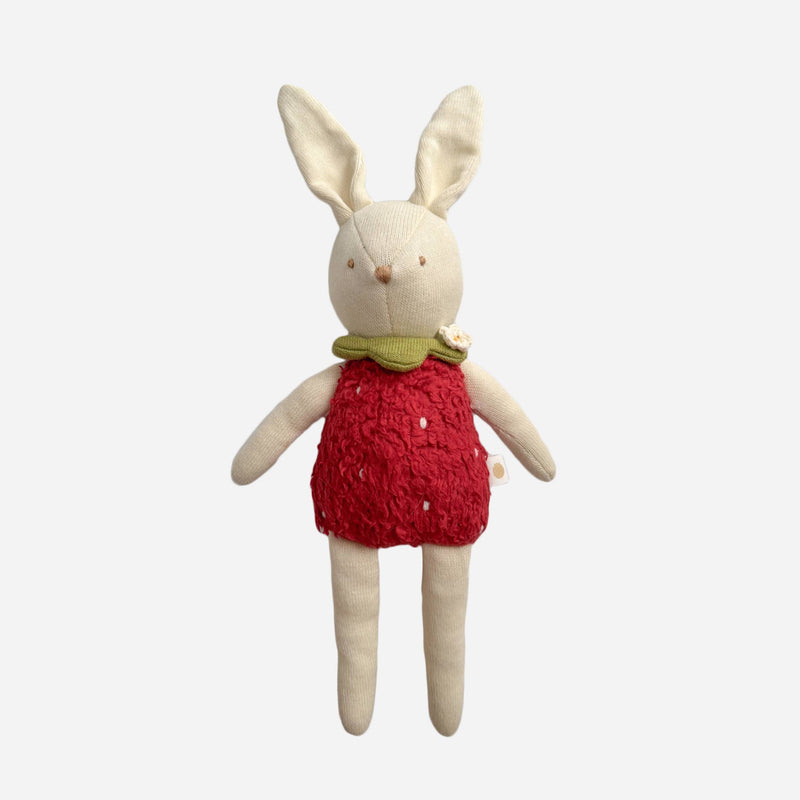 Plush Bunny Strawberry Baby Kids Toy Stuffed Animal Spring