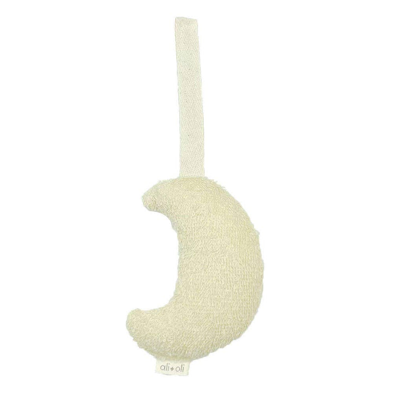 Plush Moon Pacifier Holder (Terry Cloth)