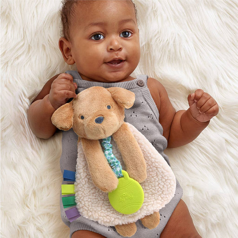 Puppy Itzy Friends Lovey Plush + Teether Toy