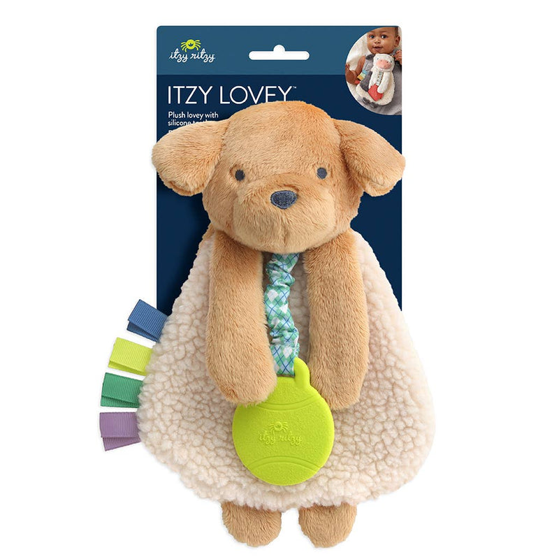 Puppy Itzy Friends Lovey Plush + Teether Toy