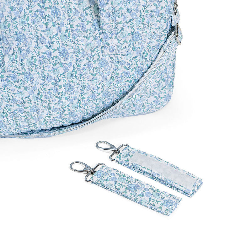 Quilted Stroller Bag + Changing Mat Bundle - Hamptons Floral