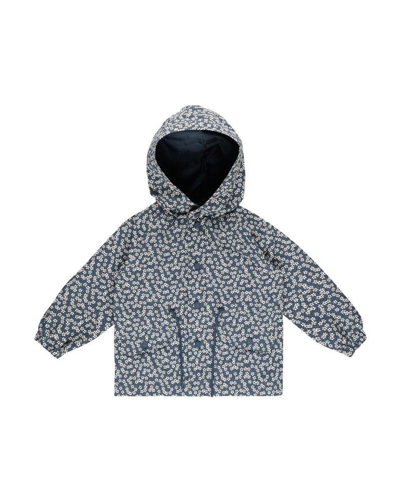 Raincoat || Blue Floral (12-18mo, 6-7y)