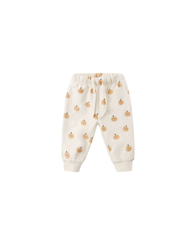 Relaxed Fleece Sweatpant || Smiley Pumpkins (3-6 mo)