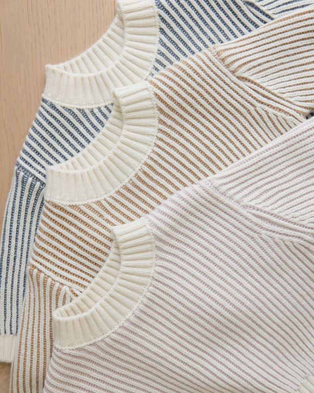 Relaxed Knit Sweater || Ocean