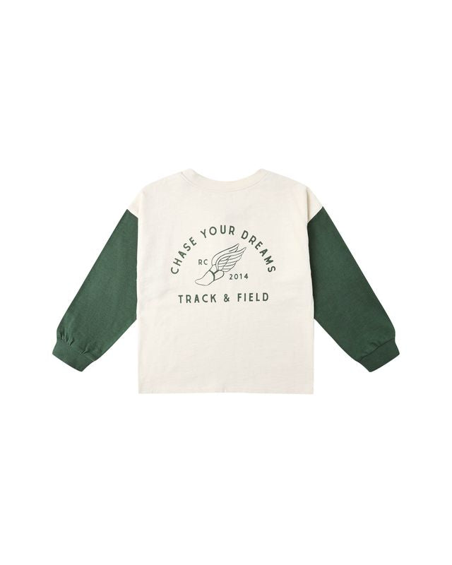 Relaxed Long Sleeve Henley || Chase Your Dreams